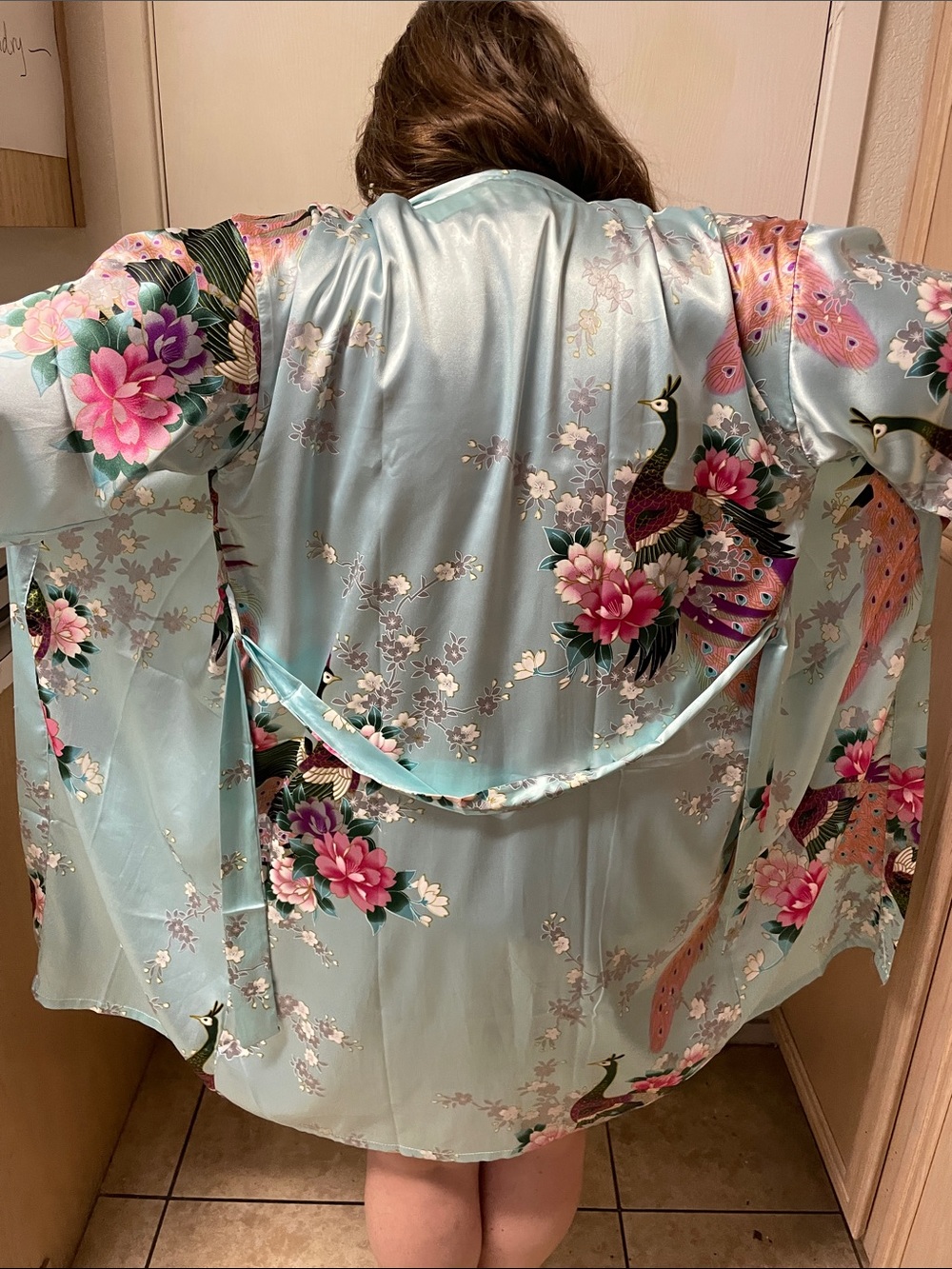 Vintage Silk Robe